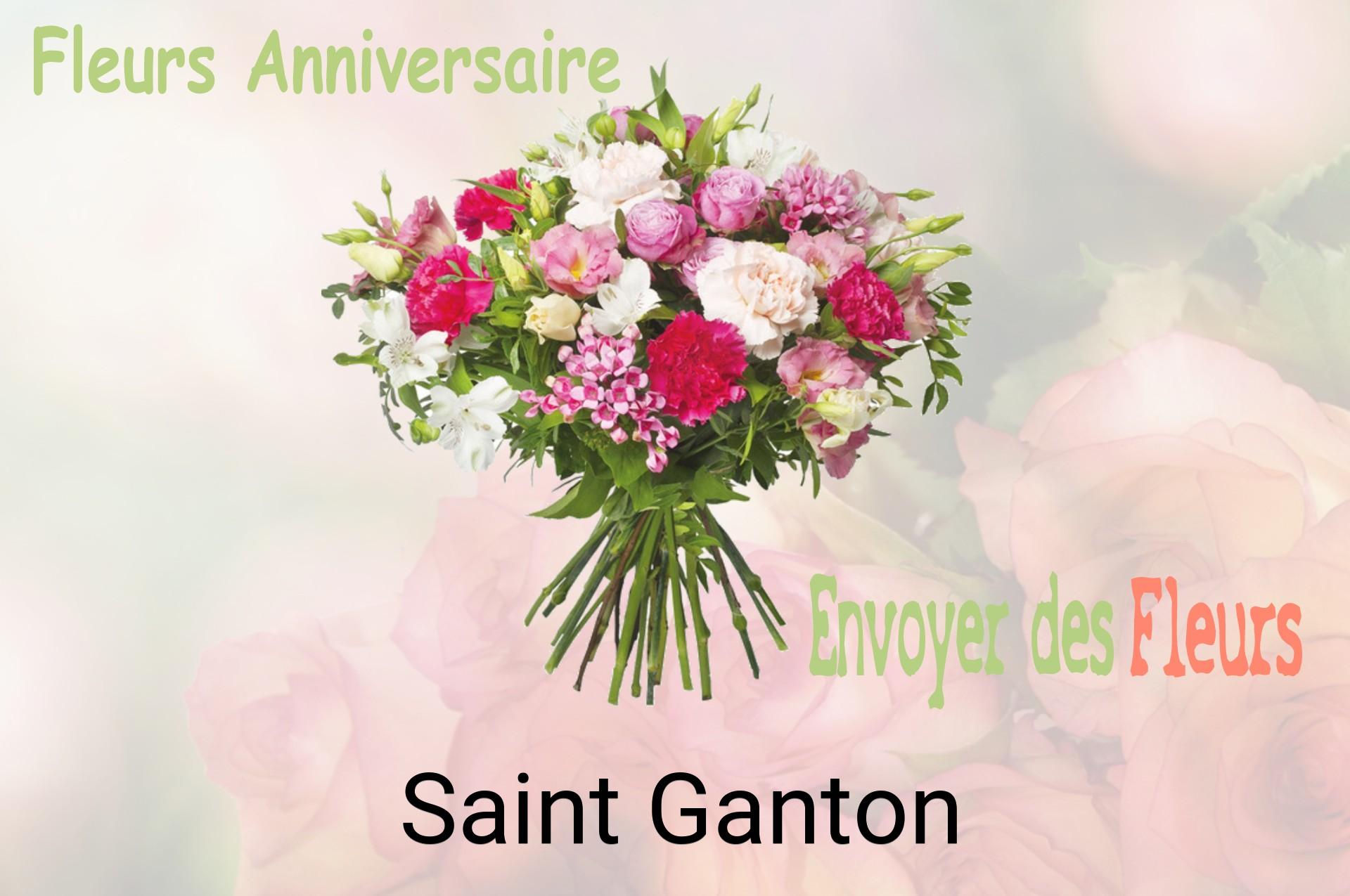 Bouquet de fleurs d’anniversaire livré à Saint-Ganton